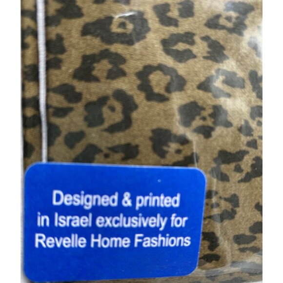 Revelle New Leopard Animal Print King Bed Skirt Egyptian Cotton Sateen 6621J2 - Picture 8 of 9